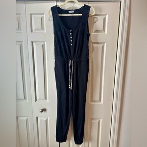 VICI black ribbed jumpsuit, size medium
